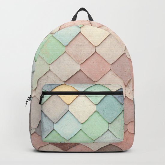 Cute Rainbow Scales Backpack