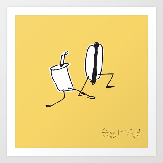 Fast Fud Art Print