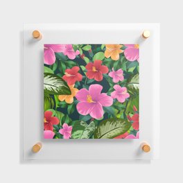Awesome Flowers Floating Acrylic Print
