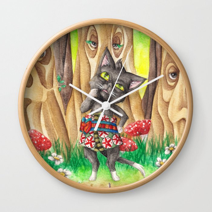 Morten and the Forest of the Watchful Trees Wall Clock