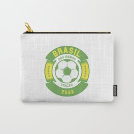 Brazil football support, soccer lovers gift Carry-All Pouch