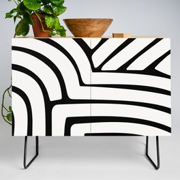 Abstract Stripes XXVIII Credenza