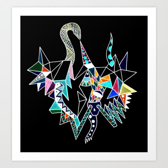 The Healing Serpent of the Mysteries Art Print