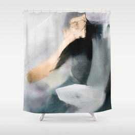 Abstract oil texture background. Paint on canvas. Modern art. Contemporary art. Shower Curtain