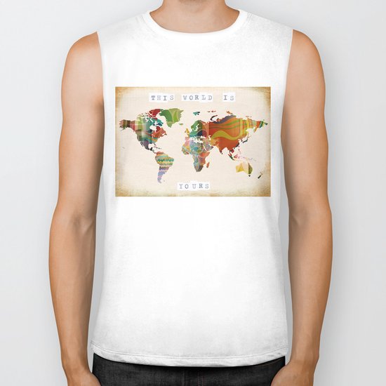 this world is yours Biker Tank