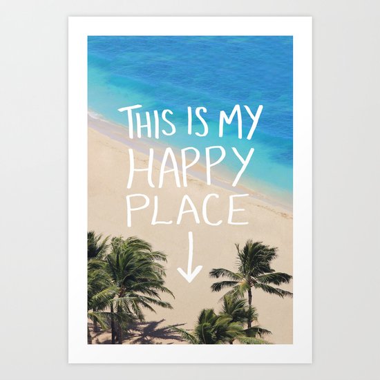 Happy Place Art Print