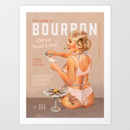 The Babes Of Bourbon Vol. 16: Vodka Vixen Edition Art Print