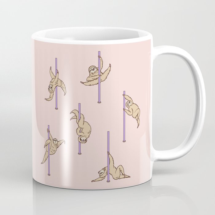Sloths Pole Dancing Club Coffee Mug