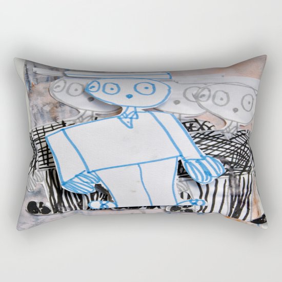 PEOPLE iN SUiTS Rectangular Pillow
