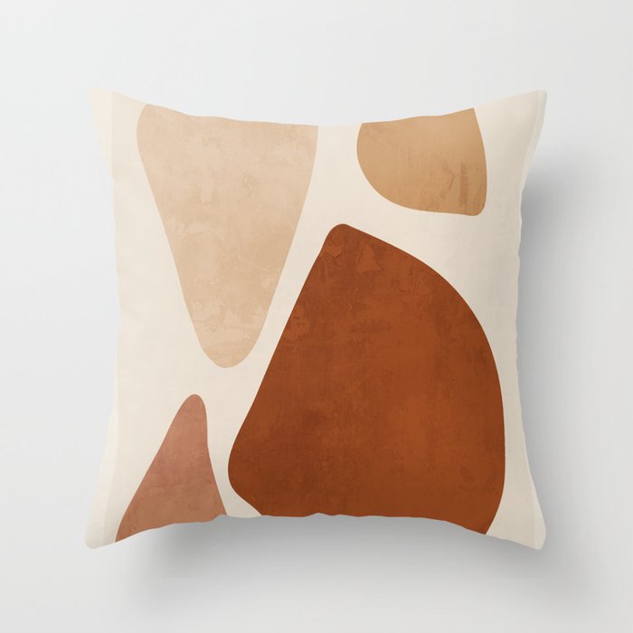 Abstract Shapes 47 Throw Pillow