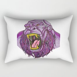 Purple Bigfoot/gorilla hybrid Rectangular Pillow