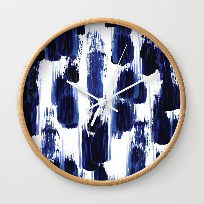 Blue mood Wall Clock