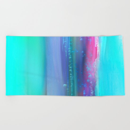 Ice Curtain 5 Beach Towel