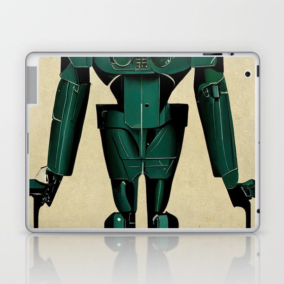 Retro-Futurist Robot Laptop & iPad Skin