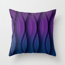 Purple and dark blue background 002 Throw Pillow