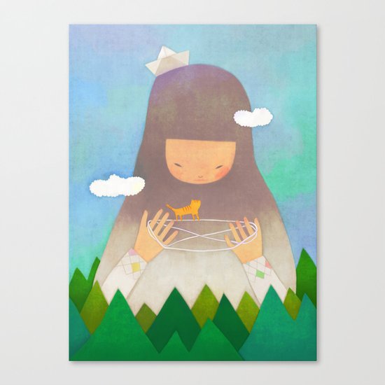 Forest giant Canvas Print