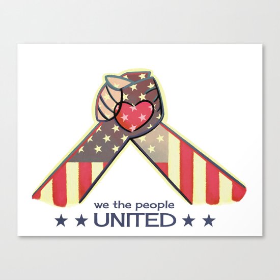 United Hands Canvas Print