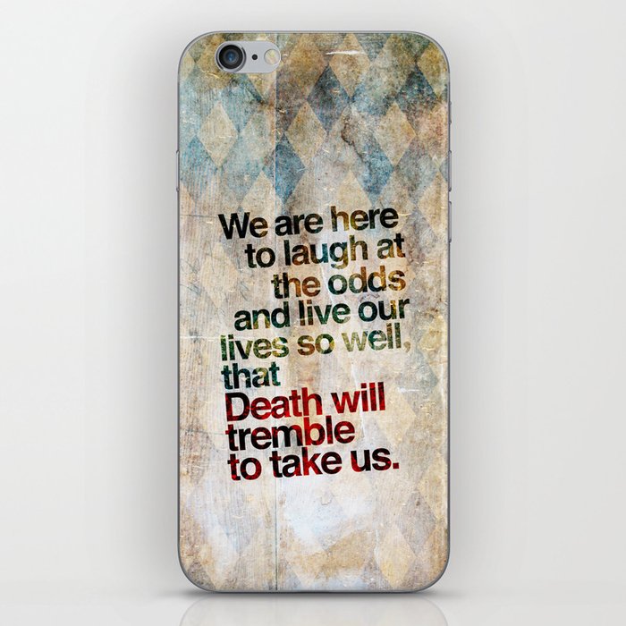Death Will Tremble iPhone Skin