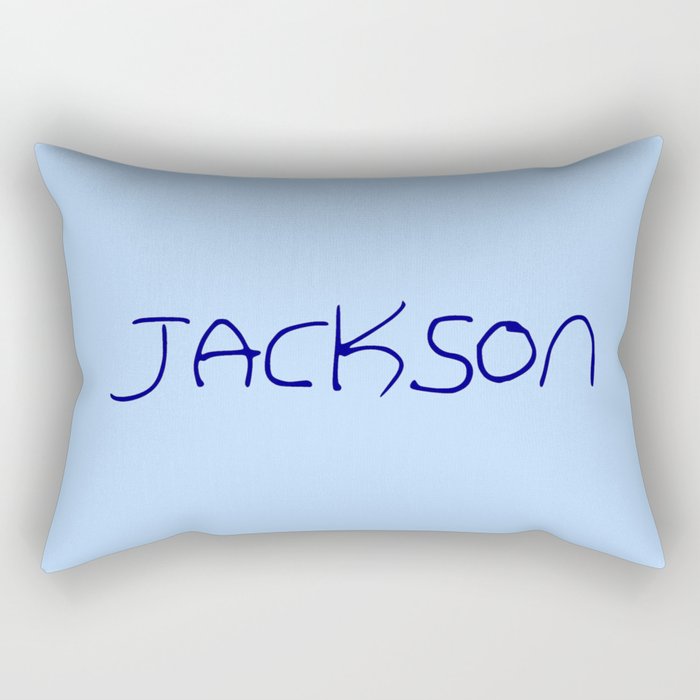 first Name  5 Jackson Rectangular Pillow