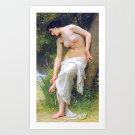 After the Bath 1894 by William-Adolphe Bouguereau Art Print