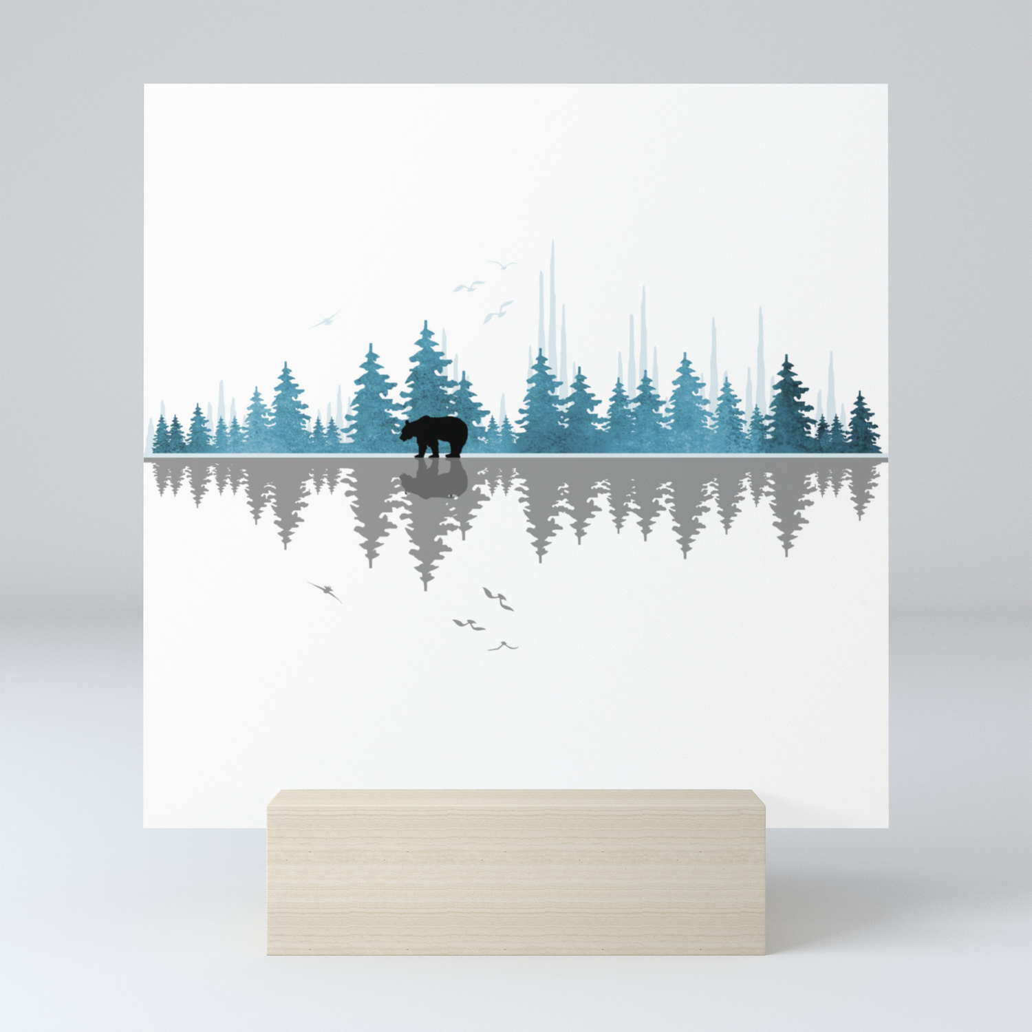 The Sounds Of Nature Music Sound Wave Mini Art Print By