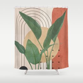 Nature Geometry V Shower Curtain