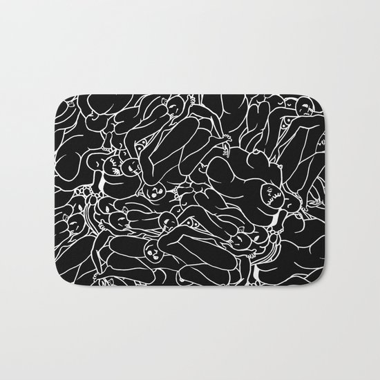 Fifty shades of Love (Dark) Bath Mat