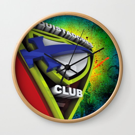 Conquistador 3d Streetart Wall Clock By Disenadoresadventistas