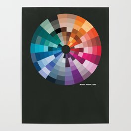 Music In Colour Poster