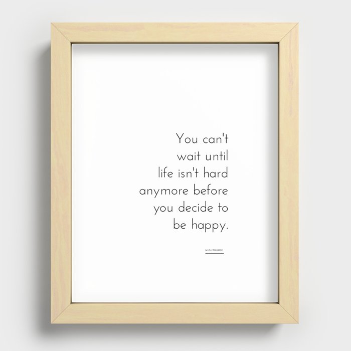 Recessed Framed Print