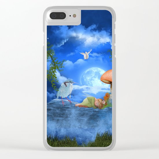 Cute little fairy Clear iPhone Case