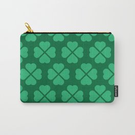 Clover love - green Carry-All Pouch
