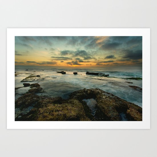 After Sunset La Jolla Art Print