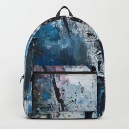 Breathe: colorful abstract in black, blue, purple, gold and white Backpack | Coolcolors, Bathroom, Gold, Blackandblue, Wallart, Laptop, Case, Bedroom, Painting, Print 