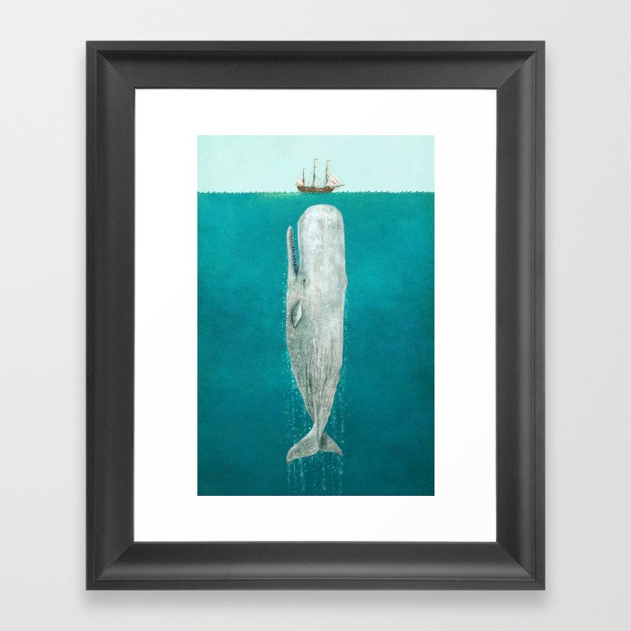 The Whale - Full Length  Framed Art Print