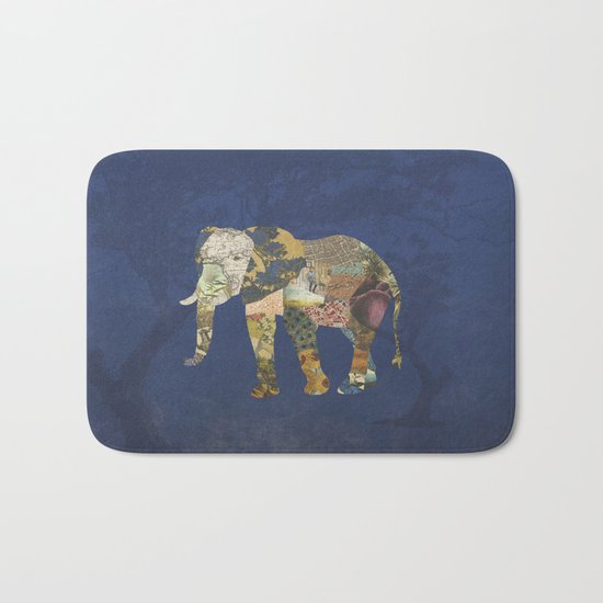 Elephant - The Memories of an Elephant Bath Mat