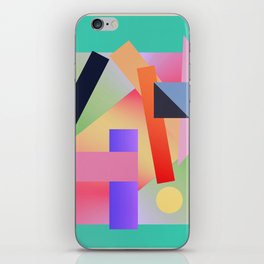 Abstract Geometric Shapes 215 iPhone Skin