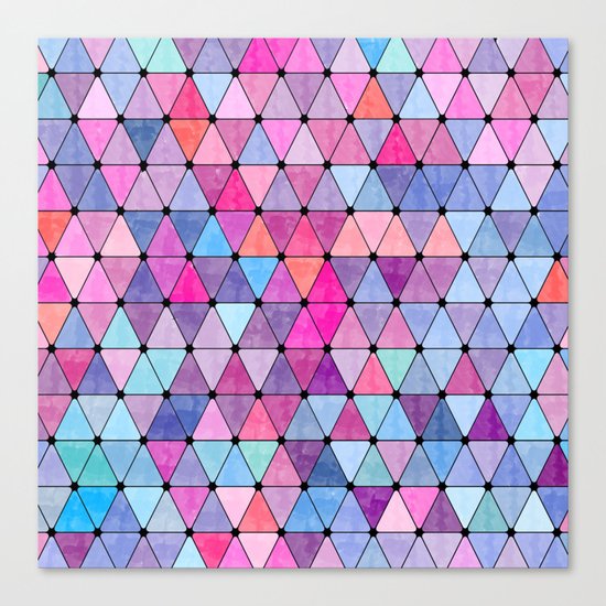 Lovely geometric Pattern VIV Canvas Print