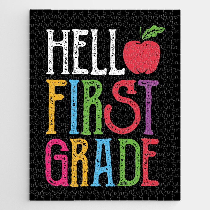 Hello First Grade Back To School Jigsaw Puzzle