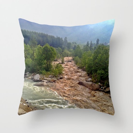 Good and Bad things come together Throw Pillow