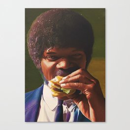 Tasty Burger Canvas Print