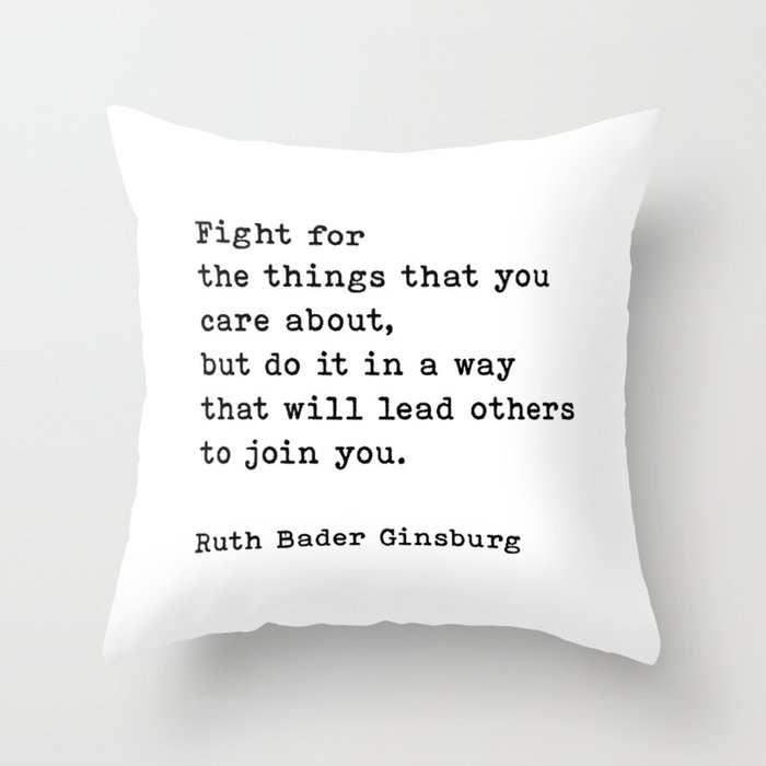 Ruth bader hot sale ginsburg pillow