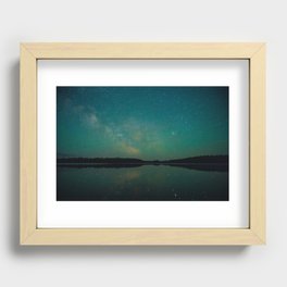 Milky Way Reflections Recessed Framed Print