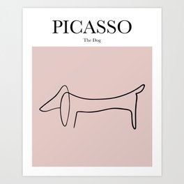Picasso - The Dog Art Print