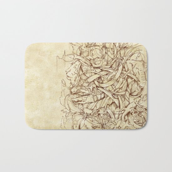 Water,Earth & Air Bath Mat