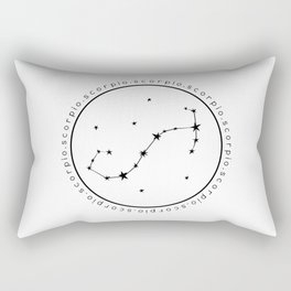 Scorpio | Zodiac Circle Rectangular Pillow