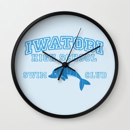 Iwatobi - Dolphin Wall Clock | Animal, People, Graphic Design, Movies & TV 