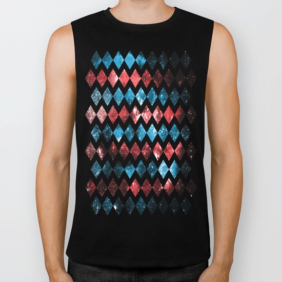 Space Diamonds Biker Tank