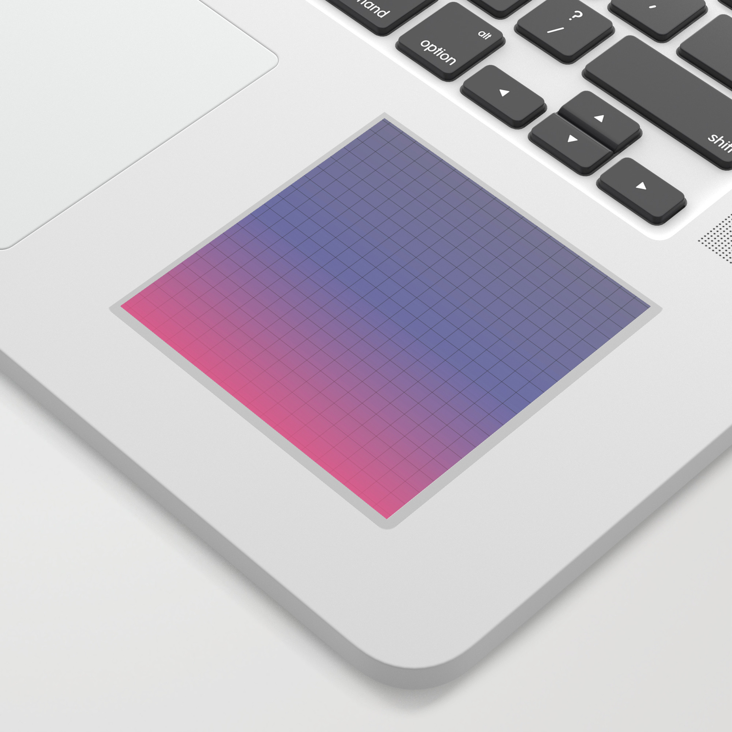 Pink And Purple Pastel Grid Aesthetic Fade Sticker By Artprintsbycourtney Society6