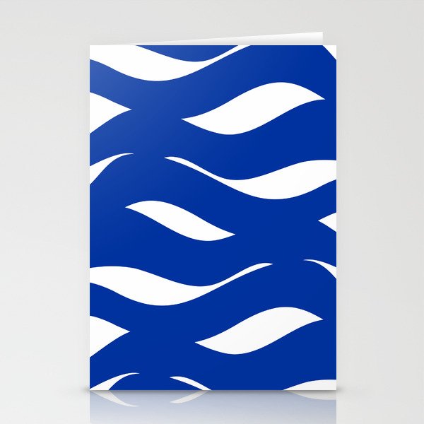 sea waves Stationery Cards